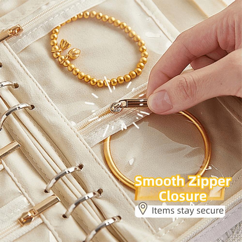 Large Capacity Jewelry Storage Bag Fashion Jewelry Display Case Necklace Storage Pouch  Travel