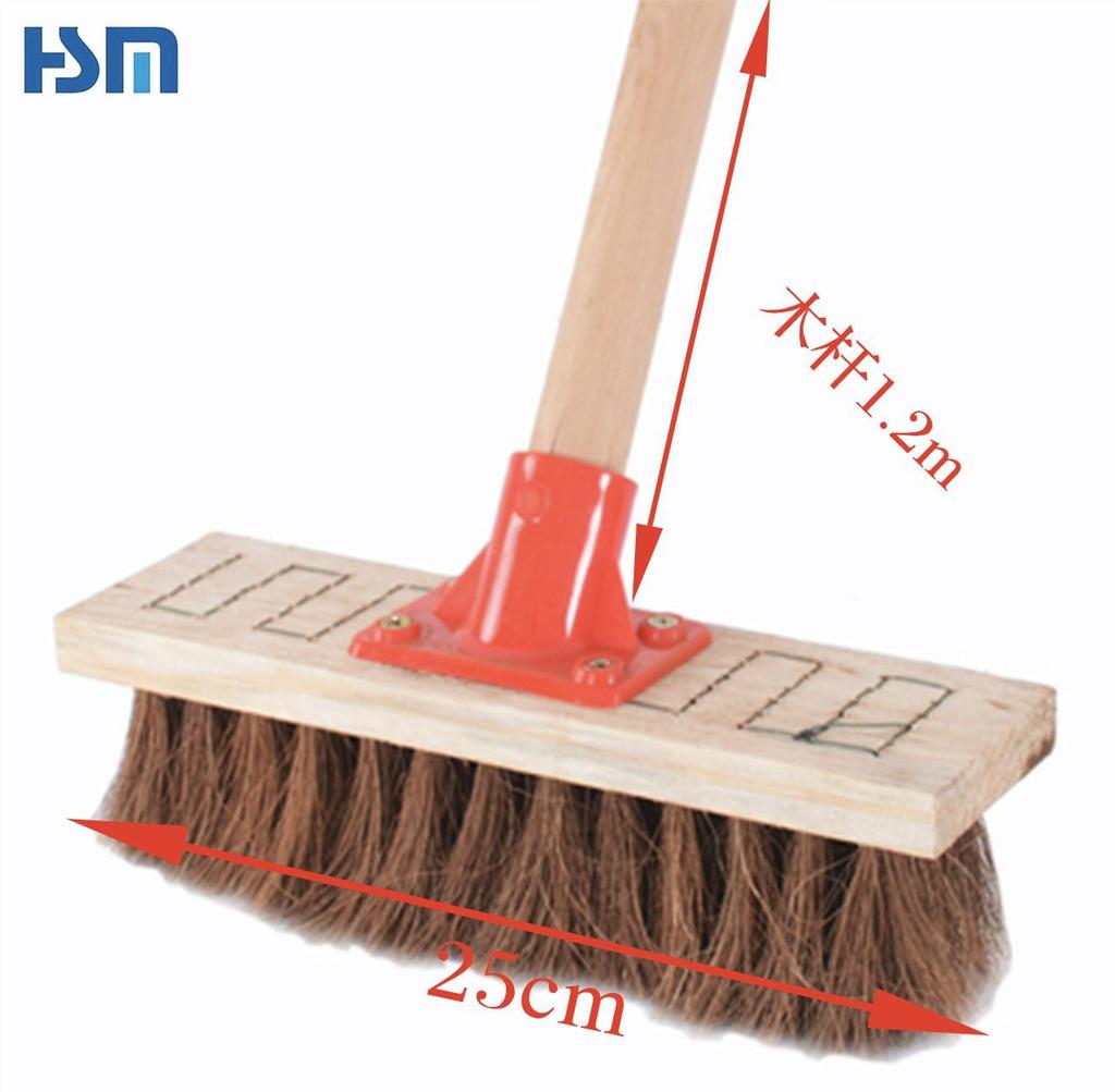 Stijve Borstel Metalen Vloerschrobber met Lange Steel voor Keuken, Badkamer, Tegels, Mos, Roest en Olievlekken Verwijderen