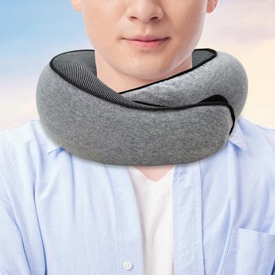Neck Pillow Memory Foam Travel Pillow with 360-Degree Head Support Airplane Pillow for Traveling Flight Car