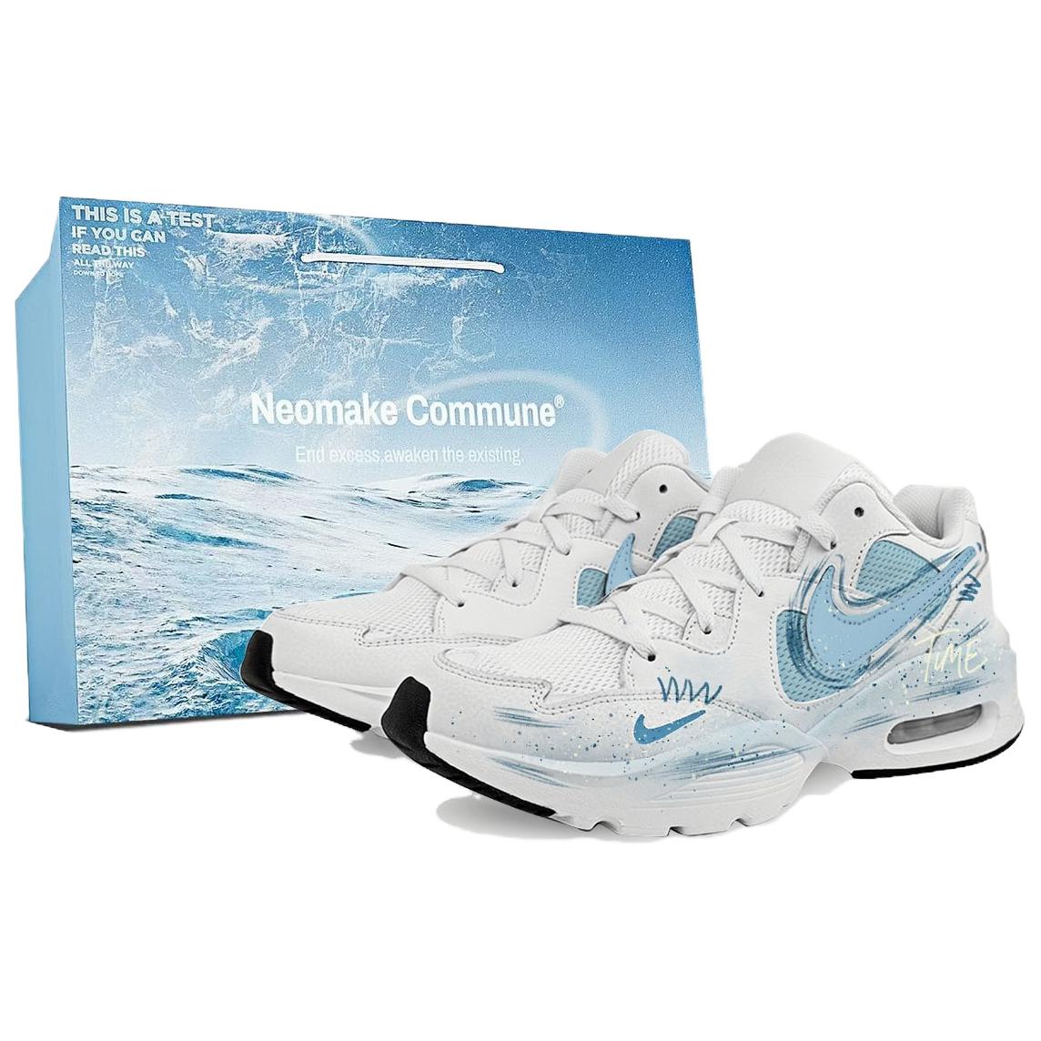 

Nike Air Max Fusion Low top Running Shoes Men s White/Blue CJ1670-102(Team1835- BOX) 42.5