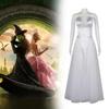 Wicked For Good Glinda Cosplay Costume For Women With Polyester Long Dress For Halloween And Stage Performances