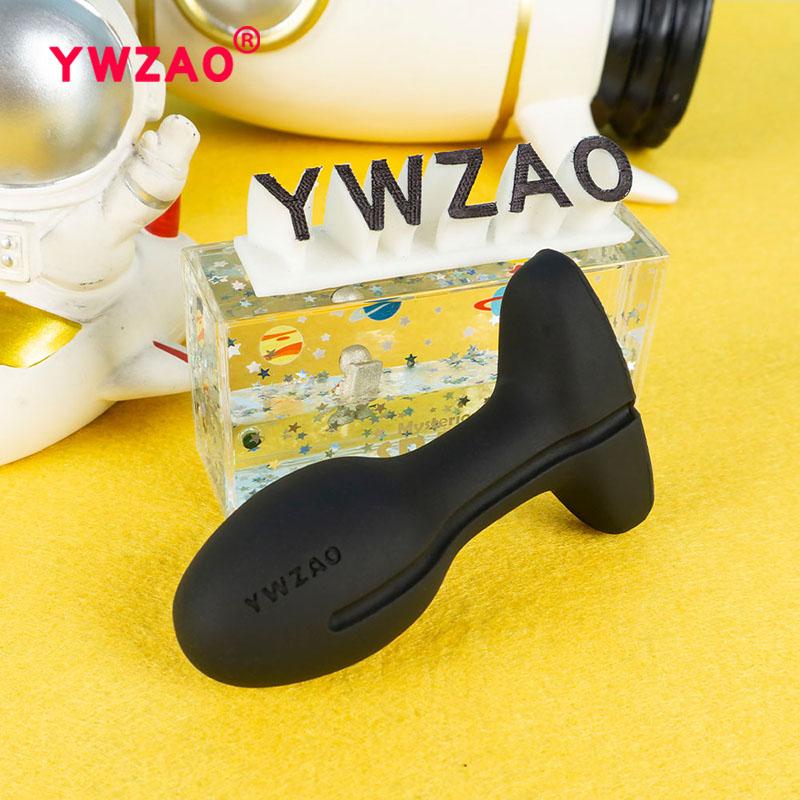 YWZAO Anal Plug Liquid Silicone Soft Venting Design Use When Going Out G58