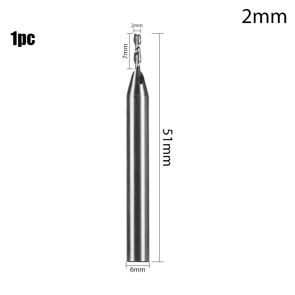 Tools 1-12mm Machine Tool CNC Straight Shank Woodworking Drill Bits Milling Cutters Mill Cutter