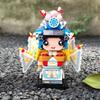 LOZ 1542 Classic Peking Opera China Ancient Male Warrior Sword 3D Model DIY Mini Blocks Bricks Building Toy  No Box