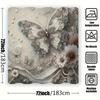 Ethereal Butterfly Shower Curtain - Delicate Bath Decor, Perfect for Those Who Love Soft and Nature-Inspired Designs