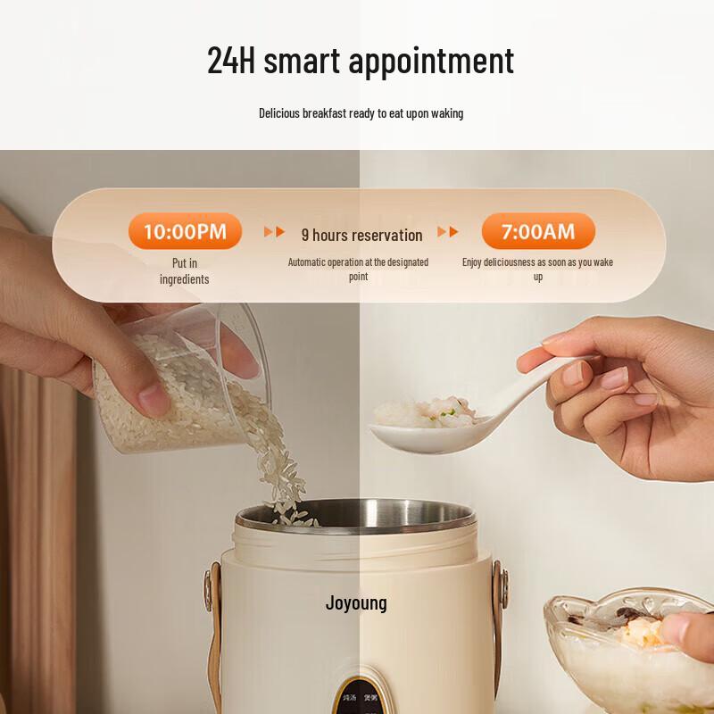 Joyoung 0.8L Mini Electric Stew Pot CN plug (adapter included)