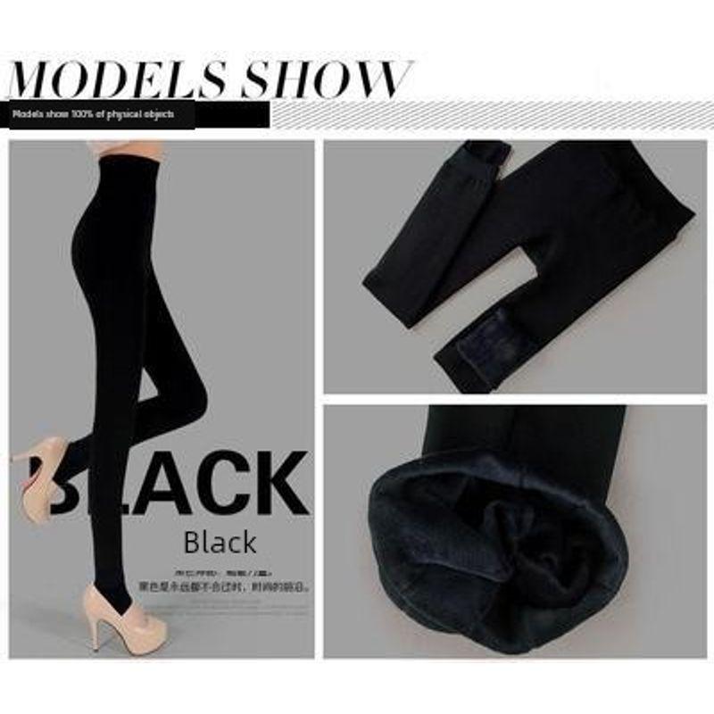 

Женские леггинсы 2016Женские зимние плюс Утолщенные бархатные леггинсы Black free size free