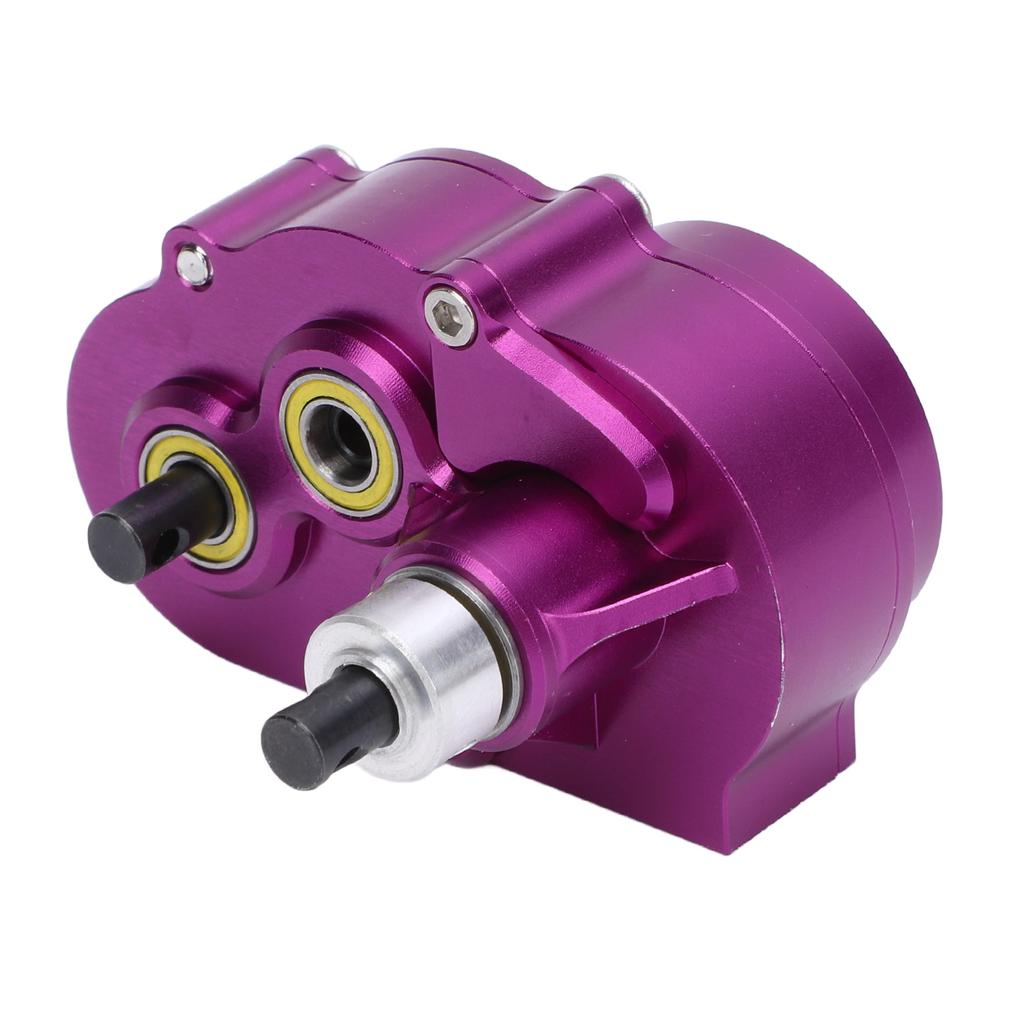 RC Car Gearbox With Chassis Aluminum Alloy Straight Axle Right Front Motor Accessories RC Car