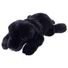 Yoshitoku Labrador Retriever Plush Toy, Black, Medium