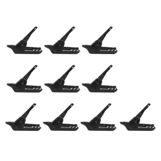 10Pcs Camping Crocodile Clip Portable Inverted Teeth Design Camping Canopy Clip Wind Rope Fixing Clip Awning Fixing Clamp