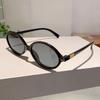 Vogue Leopard Sun Shades Fashion Oval Designer Women Sun Glasses Lady Decoration Sunglasses for Travelling Driving