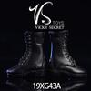 TOYBARJAPAN 1/6 Scale Action Figure Female College Student Office Lady Body VSTOYS 19XG43 Women's Fashion Middle Boots Black