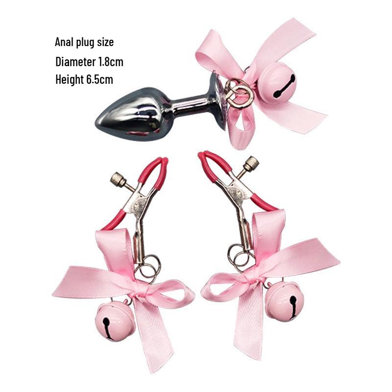 Damen Brustwarzen- und Schamlippenklemmen - SM-Glocken Erwachsenenspielzeug für Paare