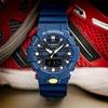 Casio Youth Series Fashion Comfortable Independent Second Hand Design Waterproof Watch Quartz Movement Resin Strap Men Watches Blue GA-800SC-2A
