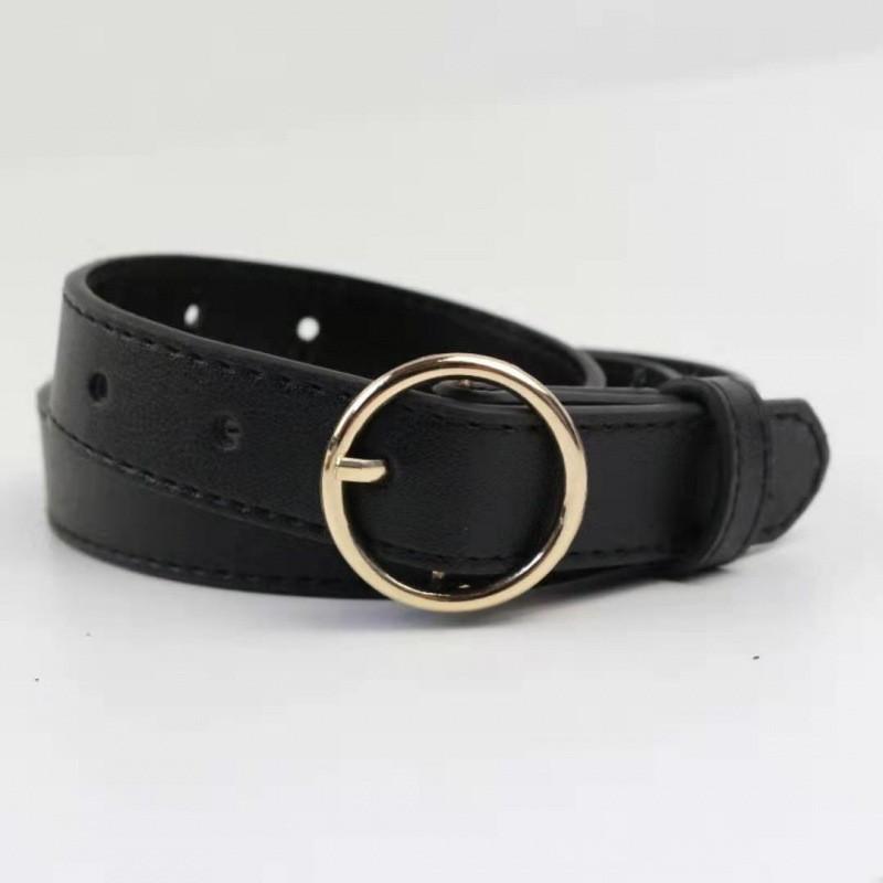Chic Womens Korean Style Pu Belt With Eyecatching Buckle Options And Trendy Color Selections For Fall