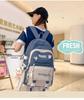 Cute Double Shoulder Backpack for Girls: Ideal for Elementary, Middle, and High School Students