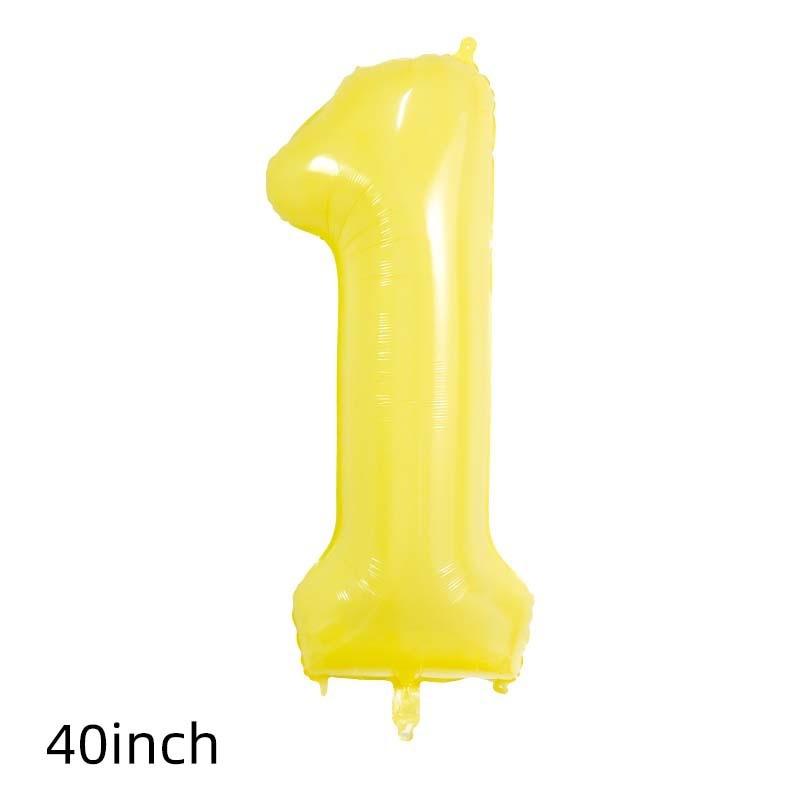Feiern Sie mit lebhaften 32-Zoll- und 40-Zoll-Geburtstagszahlen-Folienballons für Partys