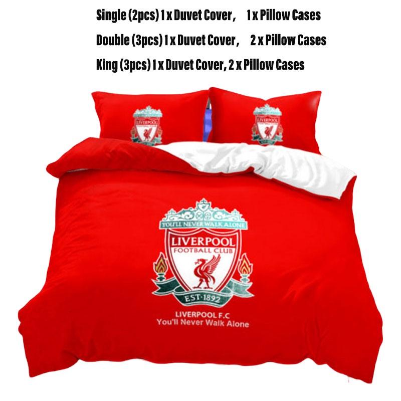 Football Bedding Set Polyester Material Includes Duvet Cover And Pillowcase