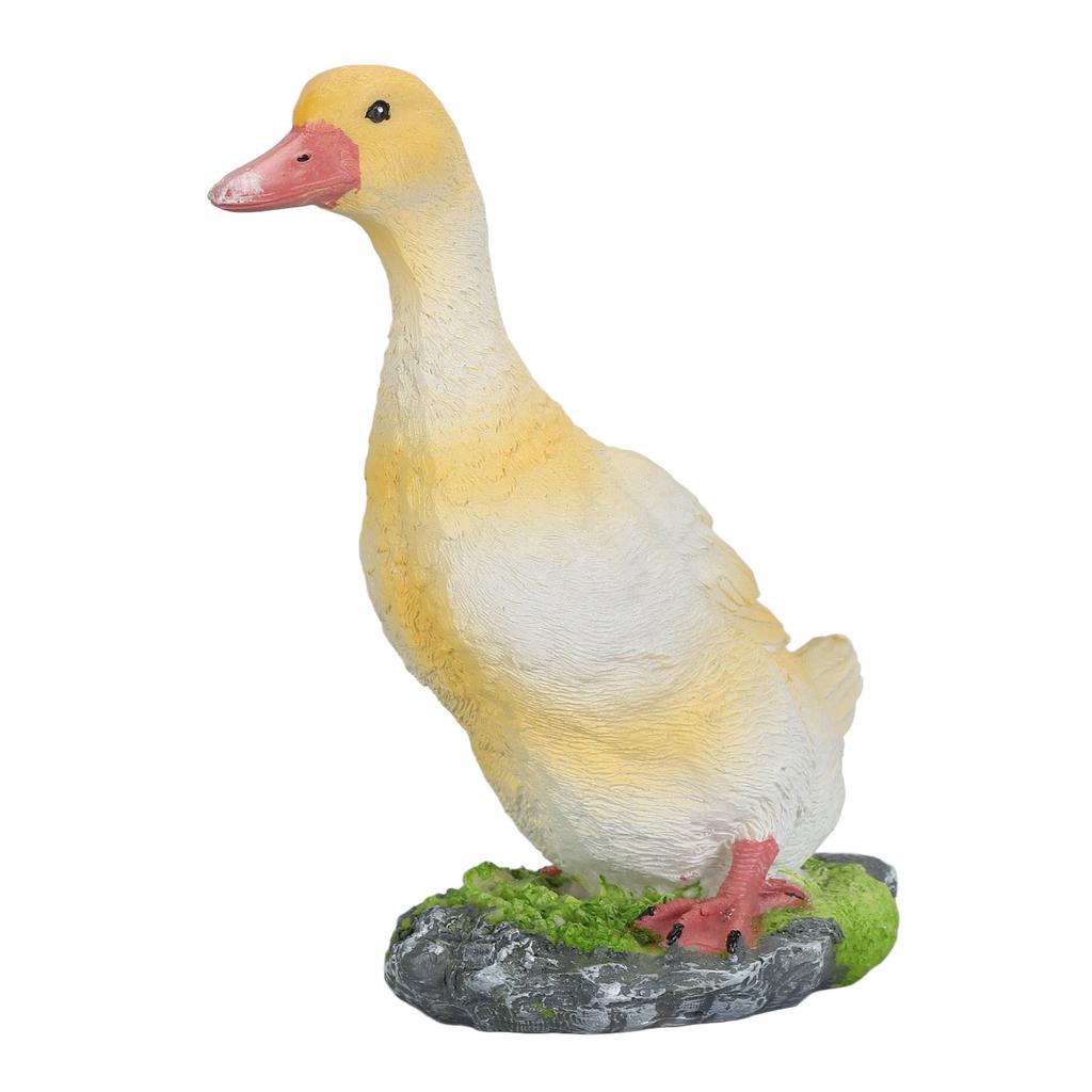 Harz Entenfigur Gartendekor Realistisch Lebendig Handbemalt Wasserdicht Outdoor Entenskulptur