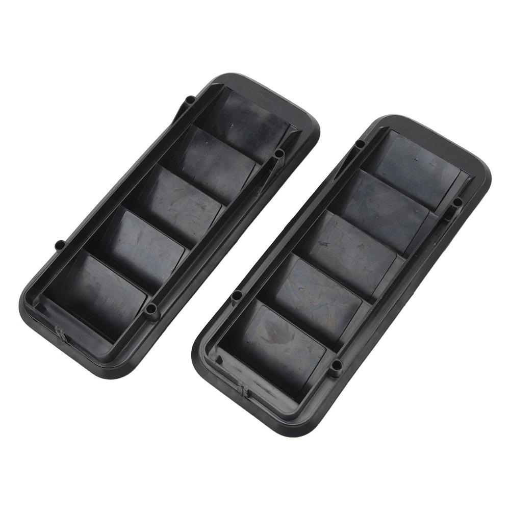 2PCS ABS Cab Air Vent Trim for Chevy Silverado 1500/2500/3500 HD/Sierra For Vehicle Cabin Air System