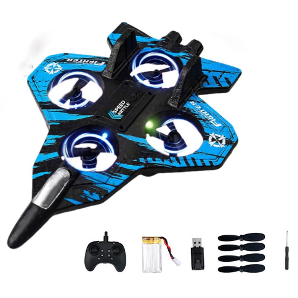Rechargeable Four Motor Helicopter Toy Gravity Sensing RC Hobby Jet Plane  Parent-child interaction