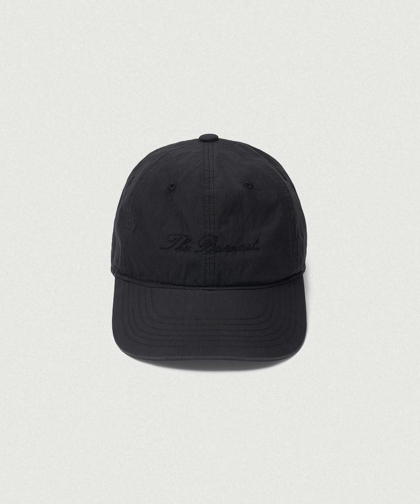 Deobanes Nylon Stitch Logo Ball Cap_Black