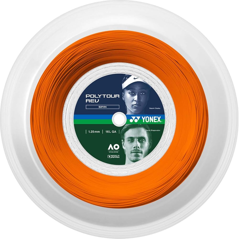 YONEX Poly Tour Rev 125 Tennis String 200m Roll