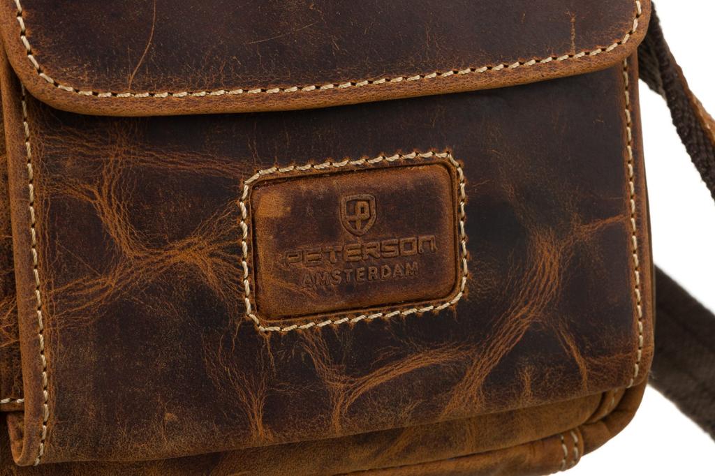 PTN PR-99-TMH-5962 Tan Leather Bag