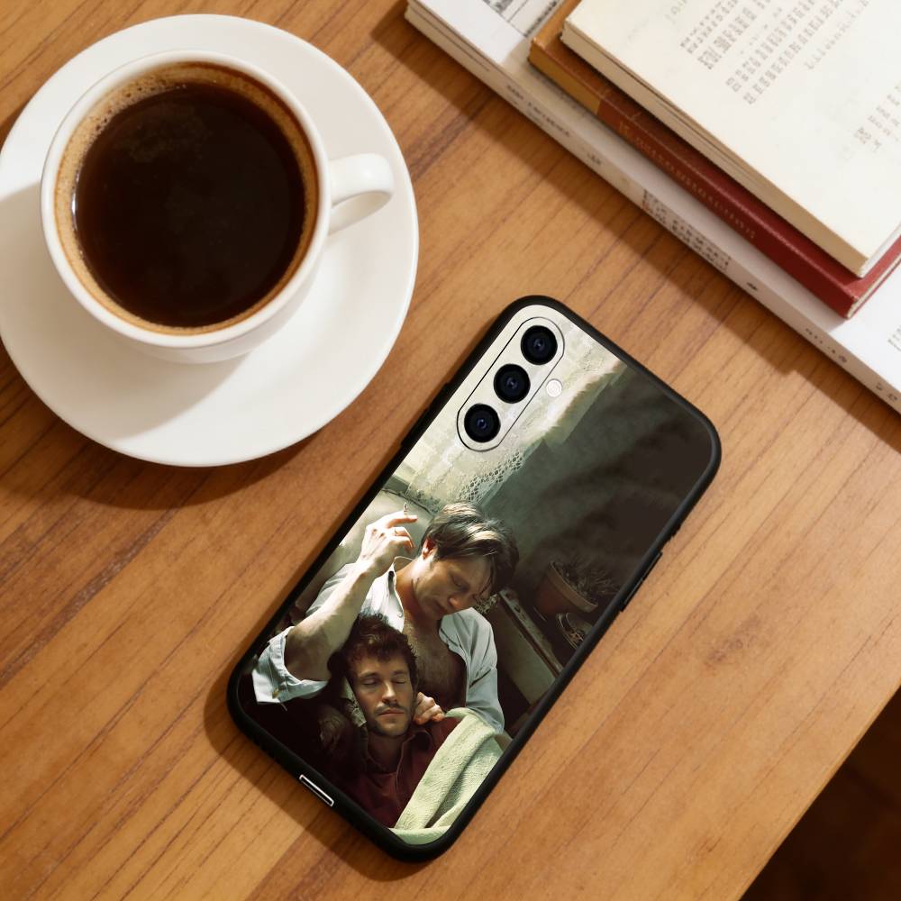 Hannibal and Will Graham Phone Case For Samsung Galaxy A73,A72,A71,A70,A53,A52,A51,Soft Silicone Black Cover