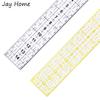 1PC Acrylic Quilting Ruler Clear Transparent Patchwork Ruler with Double-Colored Grid Lines for DIY Cutting and Crafts Sewing