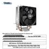 Neunschwänziger Fuchs 2T CPU-Kühler mit 2 Kupferrohren für 1150/1151/1700/2011 AMD-Sockel