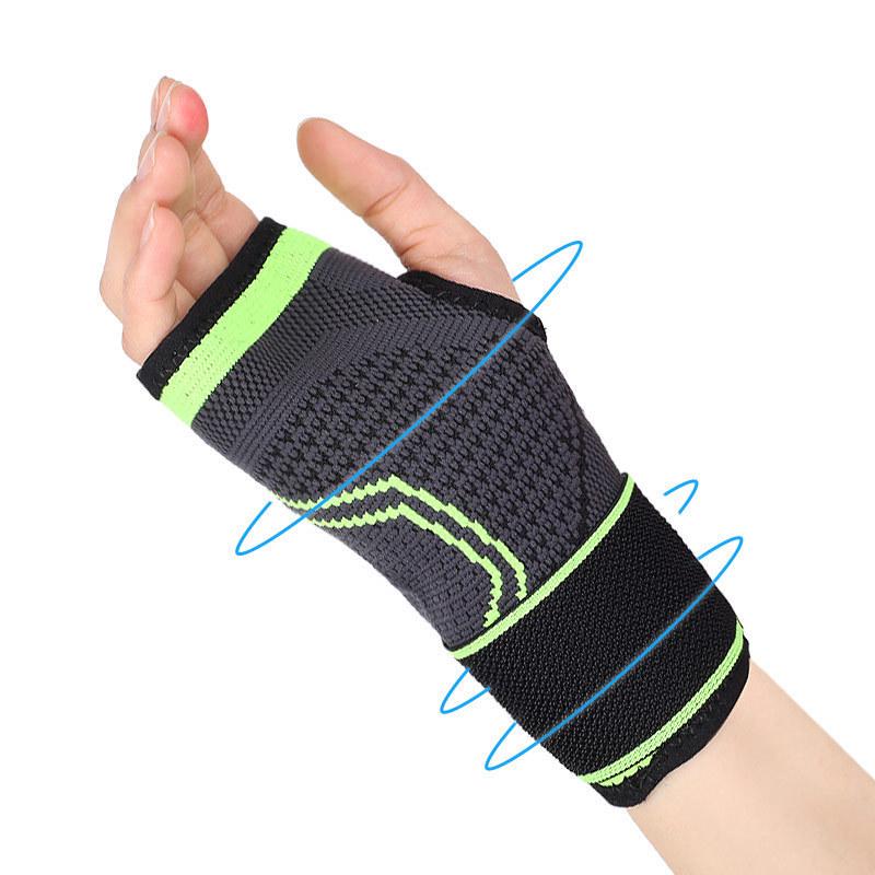 Breathable Outdoor Cycling & Gym Wrist Brace - Compression Support & Palm Protection Medium