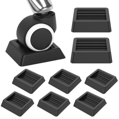 Hardwood Floor Wheel Stopper Anti Vibration Anti-slip Floor Protectors Great Friction Silicone Material Anti Vibration Pad