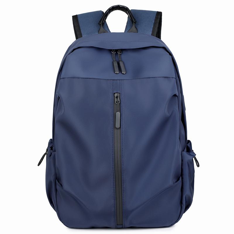 

Модный мужской рюкзак, большой вместимости, легкая и водонепроницаемая дорожная сумка, повседневный и простой школьный рюкзак для бизнеса синий