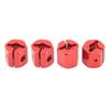 4PCS 12mm Hex Adapter Aluminum Alloy 12mm Wheel Hex Hub Drive Adapters for   SCX10 90046 for D90 1Celsius10 RC Car