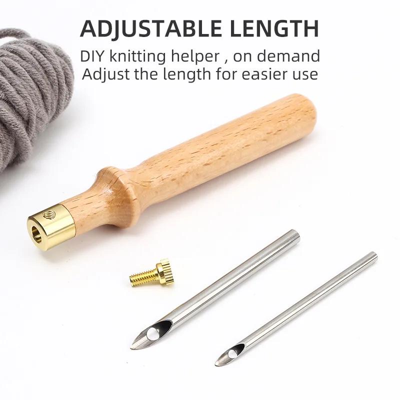 Embroidery Punch Needle Stitching Punch Needle Magic Needle Poking Pen Weaving Cross Stitch Knitting Tool DIY Sewing Accessories