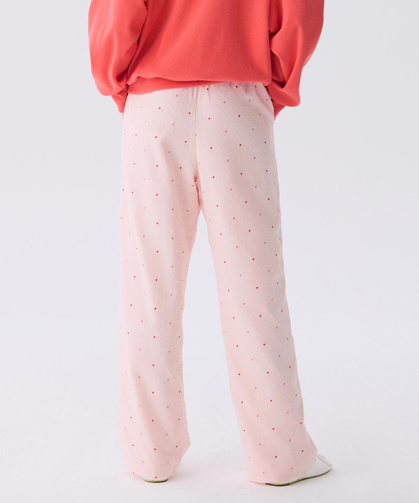 JUNEJUNE SPACE Vol12.Heart Long Pants_Light Pink(Vol12.Heart Long Pants_Light Pink)