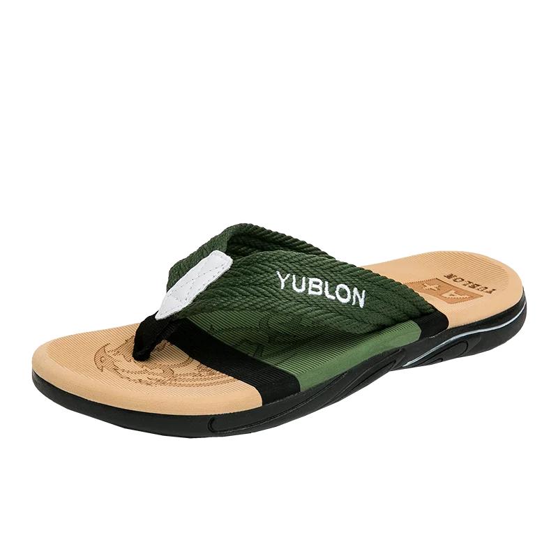 Fashion Flip-flops for men 2024 new summer outer wear flip-flops soft-soled beach sandals men's casual Guangdong slippers large size