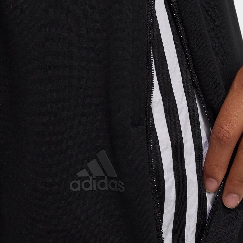 Adidas Wx Knit Track Pants With Three Stripes Side Pockets Women Bottoms Black HD0357
