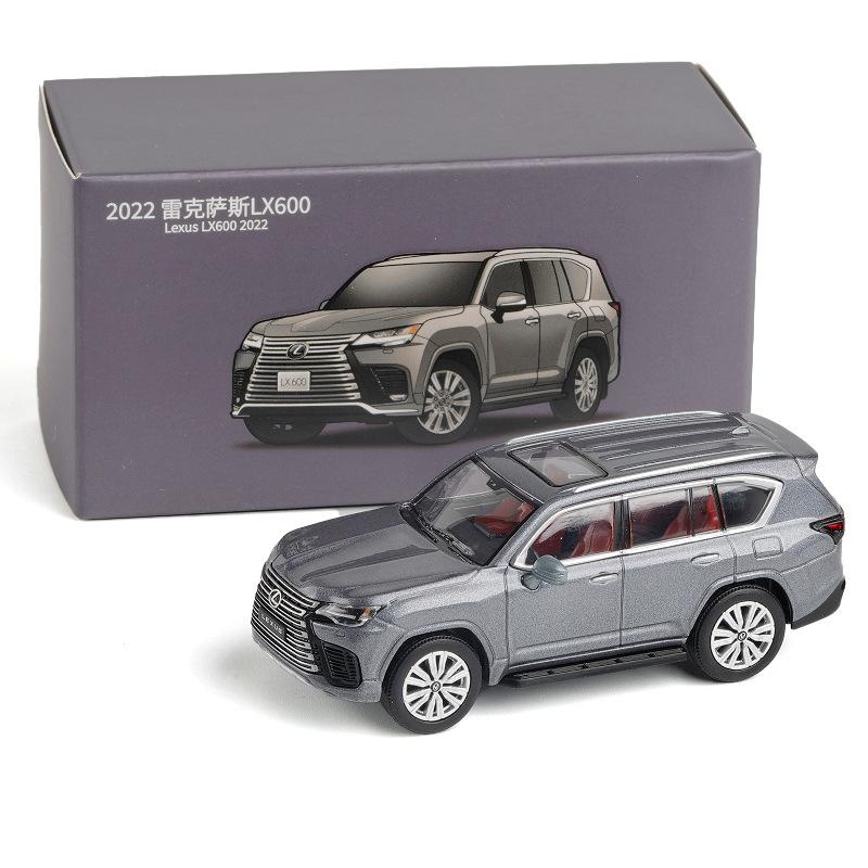 QMV5 1:64 Lexus LX600 Sport Miniature Model JKM 1/64 Premium SUV Toy Car Vehicle Free Wheels Diecast Zinc Alloy Metal Collection Gift