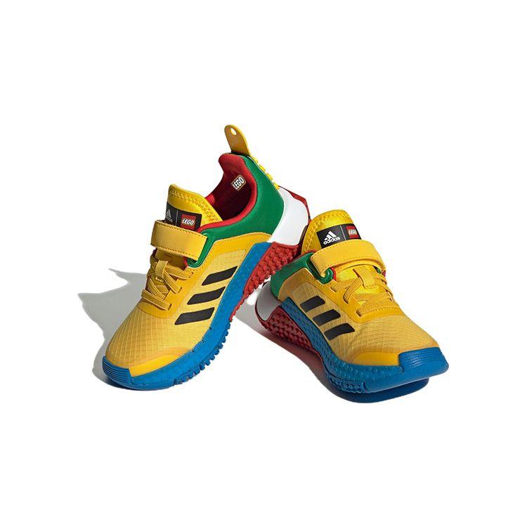 Adidas Lego X  Sport Pro Dna Comfortable Trendy Durable Low-Top Sports Casual Shoes Kids Sneakers Yellow Green Blue HQ1310