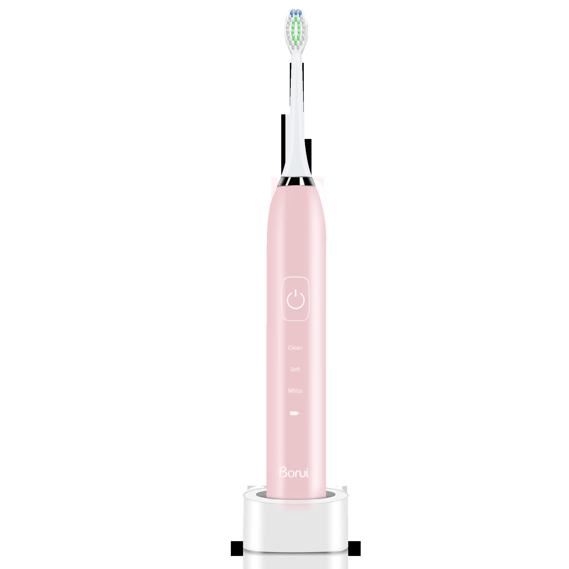 

Boryi TB-012 Smart Magnetic Levitation Sonic Electric Toothbrush, Washable with 5 Modes English Color Box