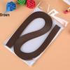 10mm Wide Monochromatic Quilling Strips - 120 Handcrafted Paper Strips, 53cm Long for Quilling Art