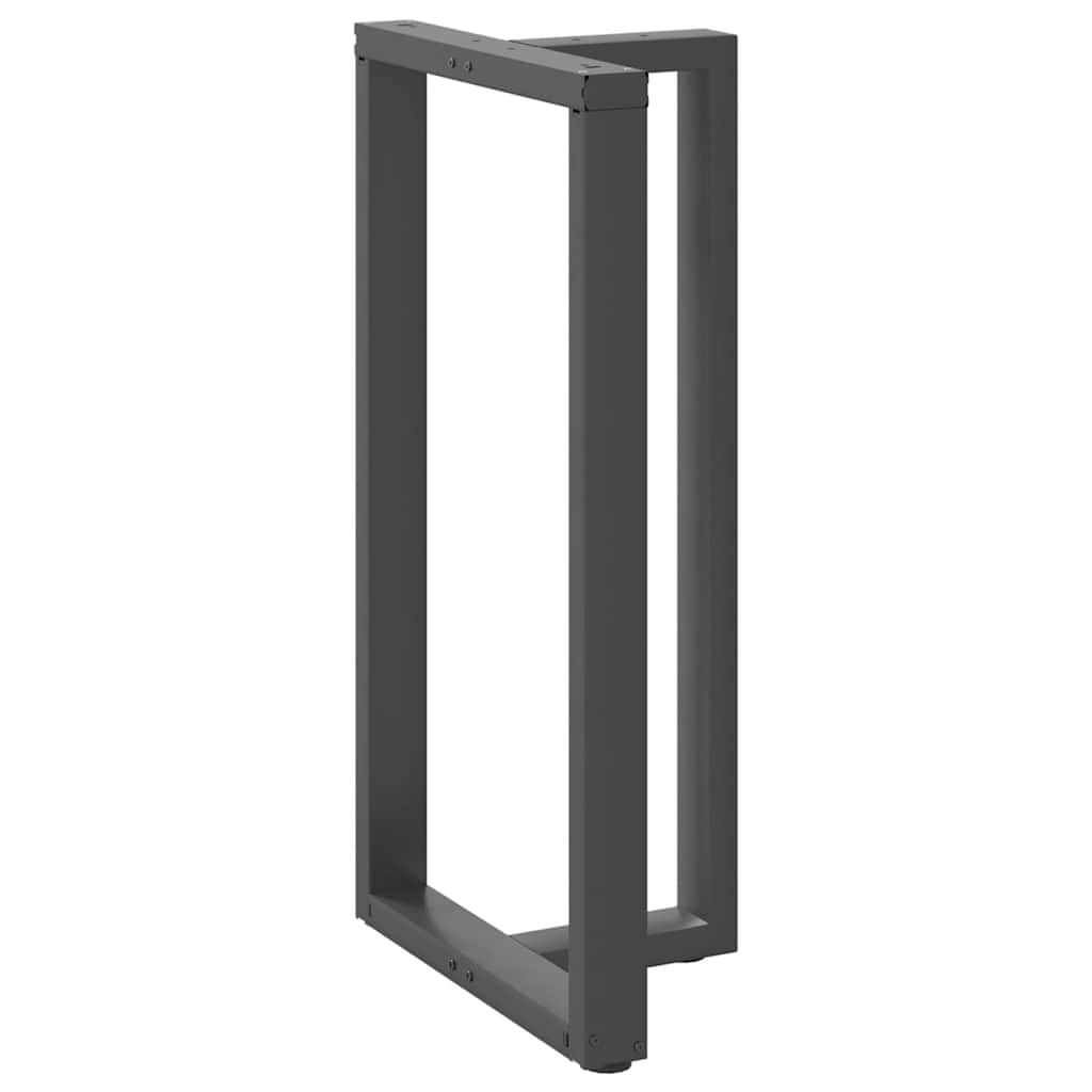 Vidaxl Nogi Do Stołu Barowego, 2 Szt., Antracyt, 60X35X(110-111)Cm