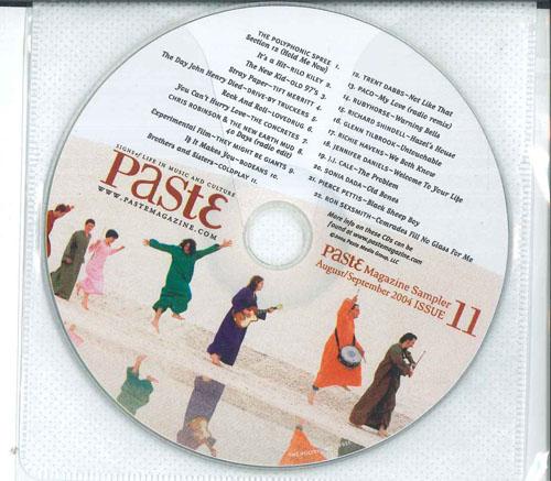 CD VARIOUS  Paste Magazine Sampler Aug  Sept 2 ISSUE11 PASTE MAGAZINE 2004 US Rock Used