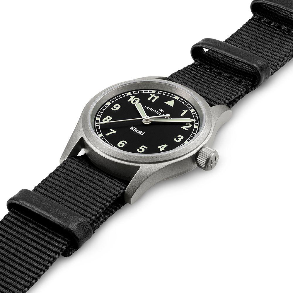 Hamilton Khaki Field Quartz 33mm Black Dial H69301430
