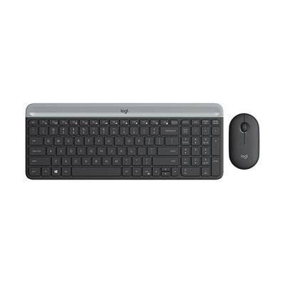 Logitech Combo Tastatură și Mouse Wireless Subțire MK470