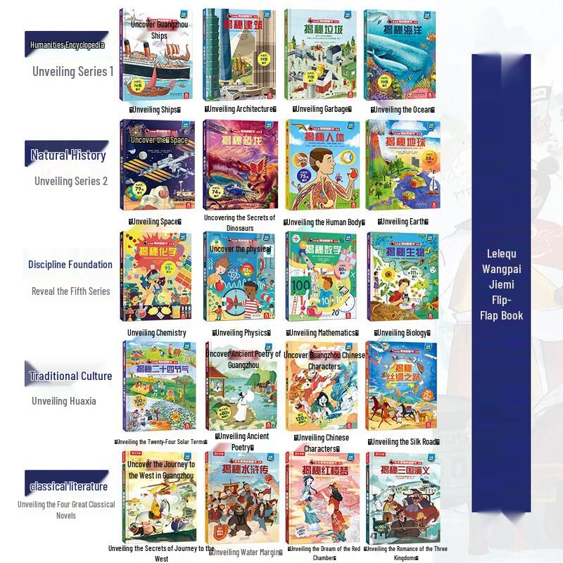 Children's Science & Traditional Culture Flip Book Set (20 Volumes)