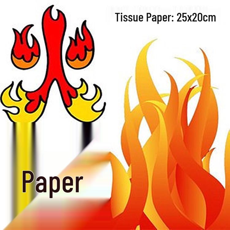 Fire Magic Ashless Rose Paper Prop - In Stock