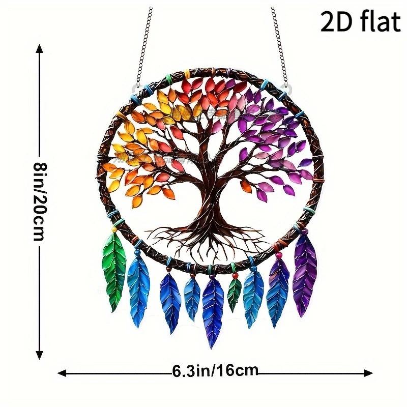 Acrylic Dream Catcher Series, Waterproof and Scratch-proof, Acrylic Indoor and Outdoor Atmosphere Decoration Pendant